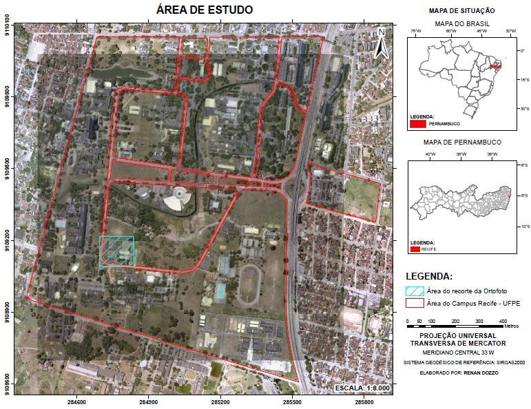 39 4 AREA DE ESTUDO A área de estudo abrange o Campus Joaquim Amazonas, localizada na capital pernambucana (Recife), da Universidade Federal de Pernambuco (UFPE).