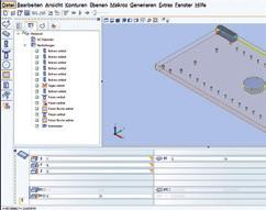 visualização em 3D dos programas woodwop (MPR) Possibilita a construção de peças personalizadas para objetos