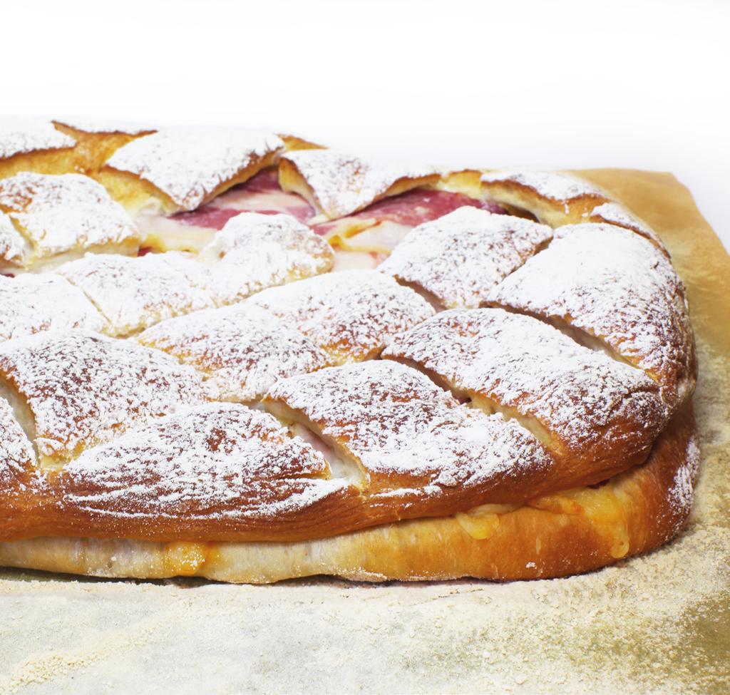 Bôla Rústica com Enchidos A tradição na mesa. Receita inovada para melhor sabor. Ovos (unid.) Bacon Presunto Mortadela com azeitonas 4 1,000 l 3 5 1.