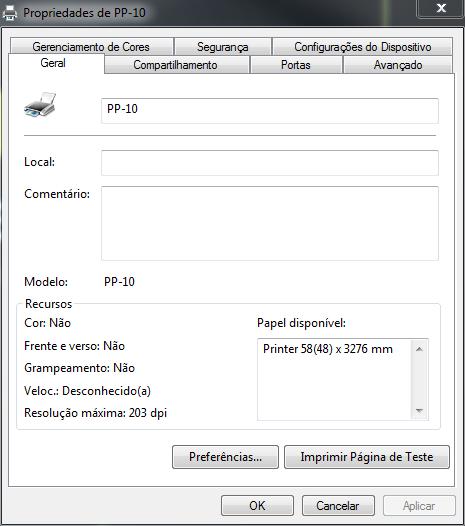 Impressora PP-10 B A PP-10 B tem a possibilidade de comunicação e interação com o computador, via USB, Bluetooth e com sistema Android via Bluetooth.