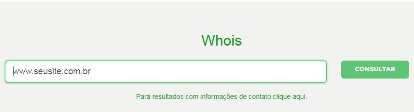 Verifique o titular, CNPJ/CPF e a data de criação do domínio do site.