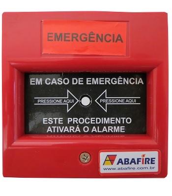 Botoeira / Acionador Manual Quebra Vidro - Para Acionamento Direto, Controle de Acesso, Combate e Alarme de Incêndio.