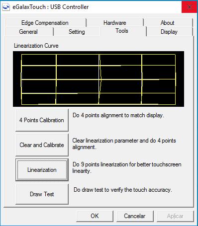 Para realizar a calibração do driver do painel Touch em seu monitor, siga os passos abaixo. Passo 1. Abra o programa egalaxtouch. Passo 2.