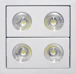 000hr Peso 0,454g Material Aluminio Acrilico PVA/EB404Q Potência Led AC 16W Lente