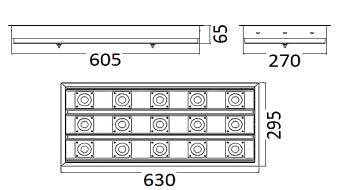 Aluminio Acrilico PVA/EB515 Potência Led