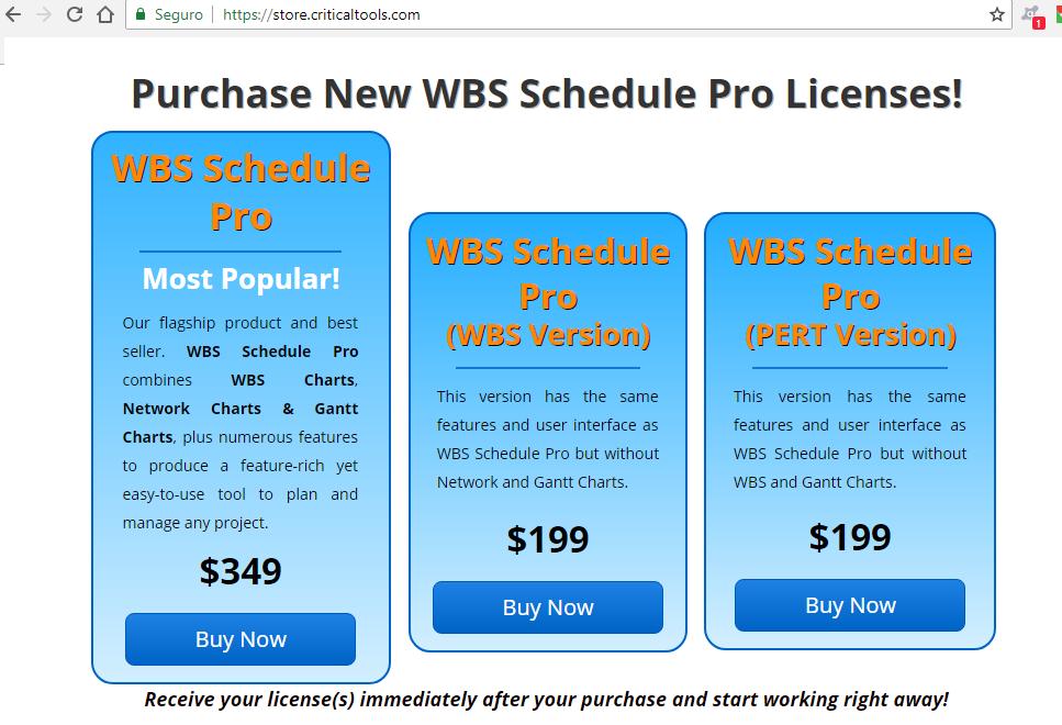 WBS chart