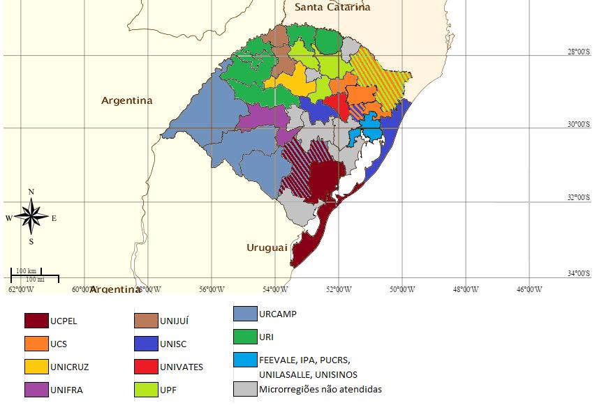 Análise por Microrregião: 66,7% localizadas em cidades