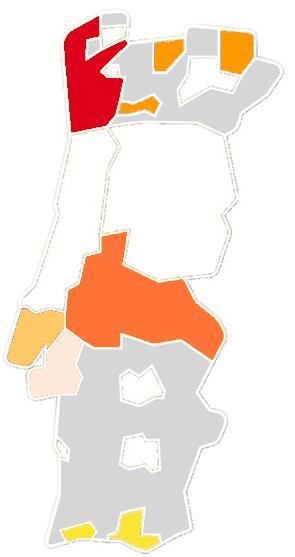 Interrupções/ clientes minutos/cliente RELATÓRIO DA QUALIDADE DE SERVIÇO DO SETOR DO GÁS NATURAL - ANO GÁS 21-211 3,5 3, 2,5 2, 1,5 1,,5,,3 2,74 Tagusgás Não controlável prevista Não controlável