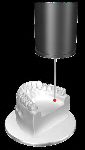 mento circular em um eixo). O primeiro equipamento a adaptar essa tecnologia de aquisição para o meio odontológico foi o sistema Procera da empresa Nobel Biocare (Zurique, Suíça).