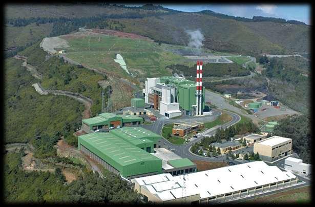 Biomassa sólida Biomassa sólida (lenha, briquetes, pellets, resíduos, etc) Estação de tratamento de resíduos sólidos na da Meia