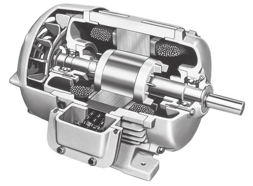 Capítulo 6 Motores de indução 309 6.1 CONSTRUÇÃO DO MOTOR DE INDUÇÃO Um motor de indução tem fisicamente o mesmo estator que uma máquina síncrona, com uma construção de rotor diferente.