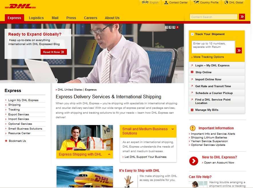 Guia do Usuário DHL Registro via MyDHL Para se registrar no DHL, você deve primeiro se registrar na DHL.com. Visite https://www.logistics.dhl/br-pt/home/agendamentoon-line.