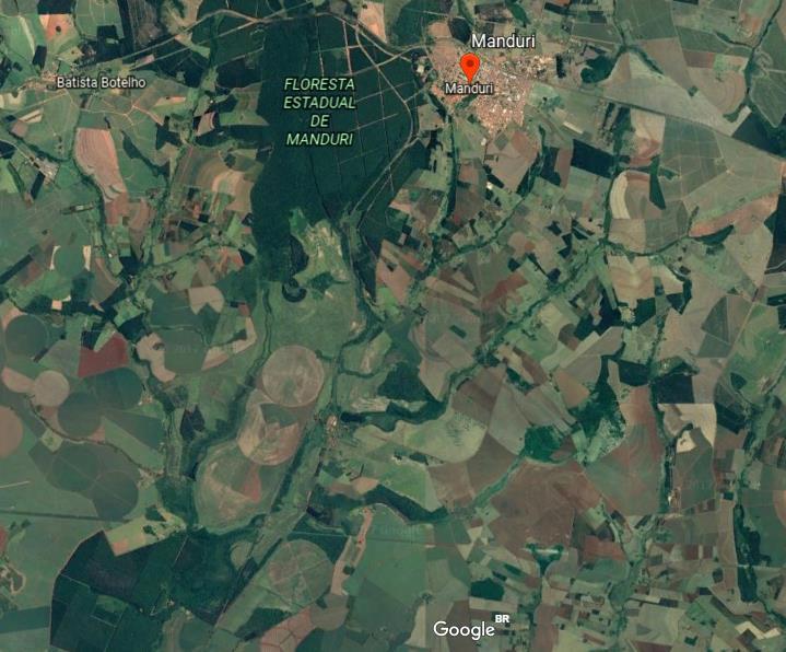 ? Limites aproximados Fazenda Ataliba Leonel Secretaria da Agricultura - CATI SP 287, km 50 Manduri, no caminho para Piraju Fazenda faz divisa com Horto de Manduri ao norte, e Horto de Piraju ao sul