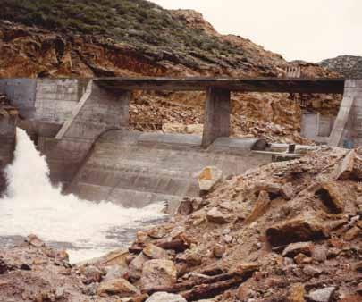 AGUIEIRA DAM bottom SPILLWAY BARRAGENS E