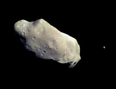 Os asteroides geralmente possuem formas bem irregulares,