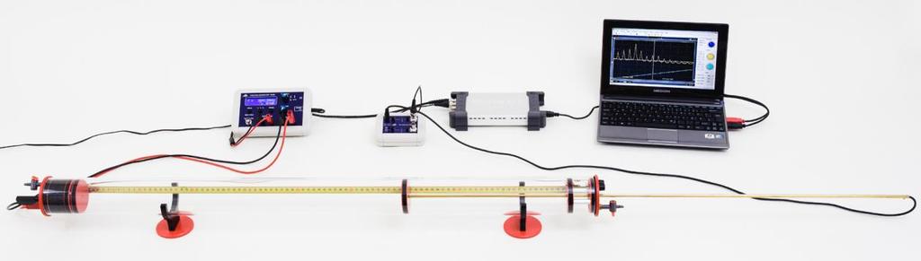 Fig. 3 Análise da frequência em ondas estáticas em tubo fechado 3B Scientific GmbH Rudorffweg 8 21031