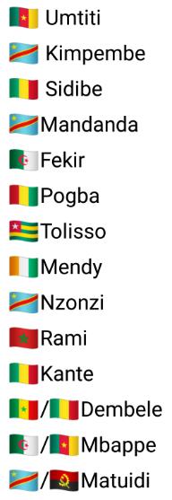 A super seleção AFRICANA