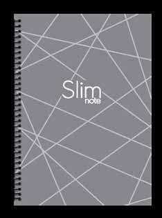 SLIM NOTES DISPONÍVEL NOS FORMATOS: -