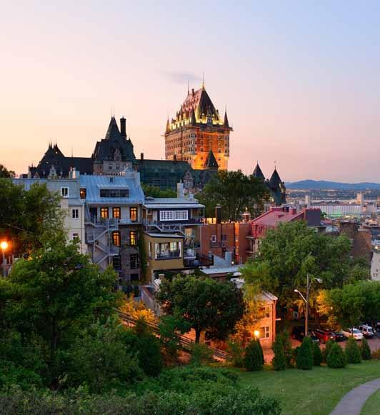 importantes da Old Montreal, o majestoso oratório de St. Joseph, entre outros pontos da cidade. Hospedagem e restante do dia livre.