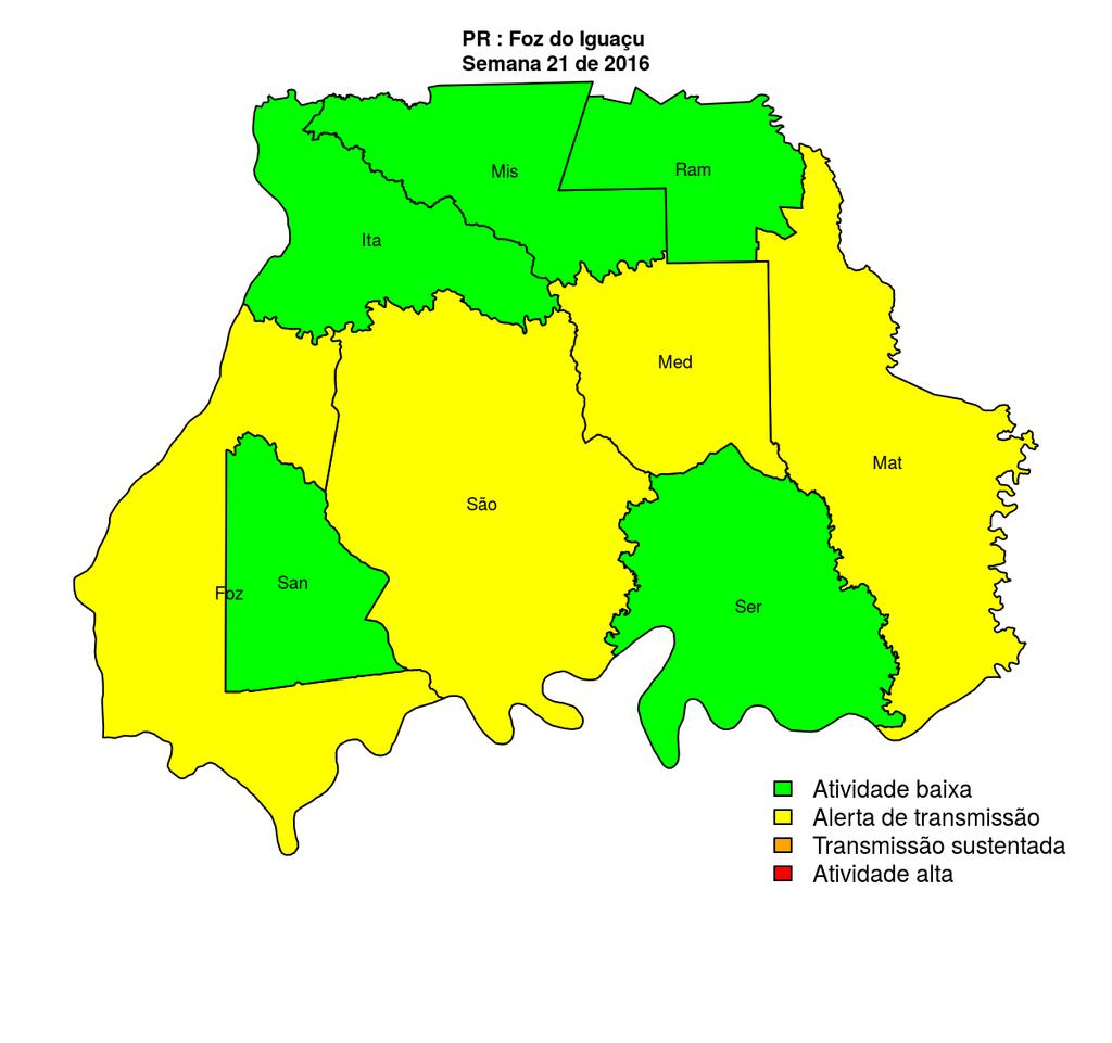 Regional Foz do Iguaçu Itaipulândia Matelândia Foz do Iguaçu Medianeira Missal Ramilândia Santa Terezinha de Itaipu São Miguel do Iguaçu Serranópolis do Iguaçu Tabela 13.