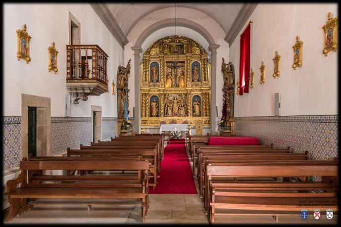 Figura 1: interior da Igreja da Misericórdia, UFSSMM, 2018. Corria o ano de 1498 quando a Rainha D. Leonor de Lencastre, viúva de D. João II, com o apoio do Rei D.
