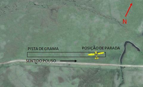 1.1.Histórico do voo A aeronave decolou da pista de pouso eventual da empresa IMBAA MAPA, localizada no município de Uruguaiana, RS, para a pista de pouso eventual da fazenda Rota do Sol, localizada