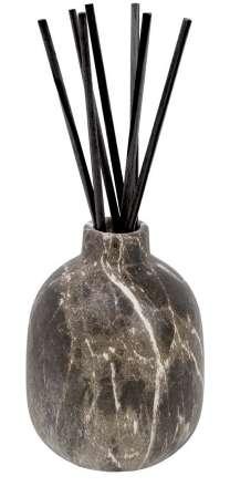 aromatizada Vaso de cerâmica Tampa de MDF Essência Âmbar 172809 Vela Pietra Modern Ø 9 x 8
