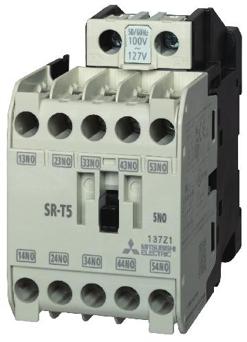 Contatores Auxiliares Referência Contatos Tensão de Comando SRD-T5BC DC24V 3A2B 3NA+2NF 24VCC