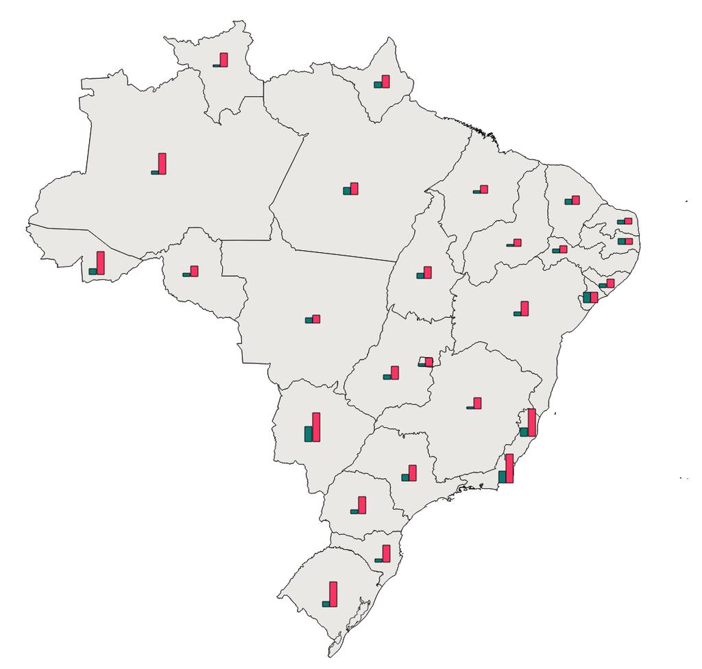 Ainda em relação às UF, a taxa de detecção mais elevada, em 2016, foi observada no Mato Grosso do Sul (23,7 casos/1.000 nascidos vivos),