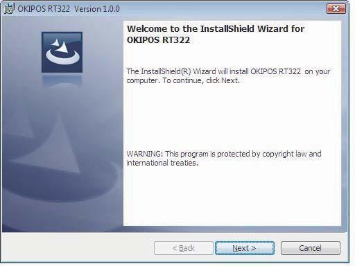 1.2 Instalação (Windows Vista 32-Bit) Para instalar o driver, prossiga como descrito a seguir. Importante: Ao usar uma interface USB, ligue a impressora depois de executar as etapas 1 