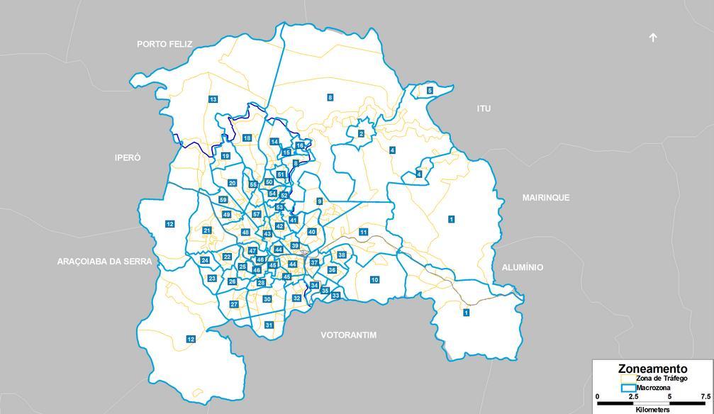 Zoneamento (59 macrozonas