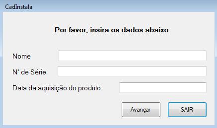 Obs: Você deve ter recebido um N de série junto com o produto.