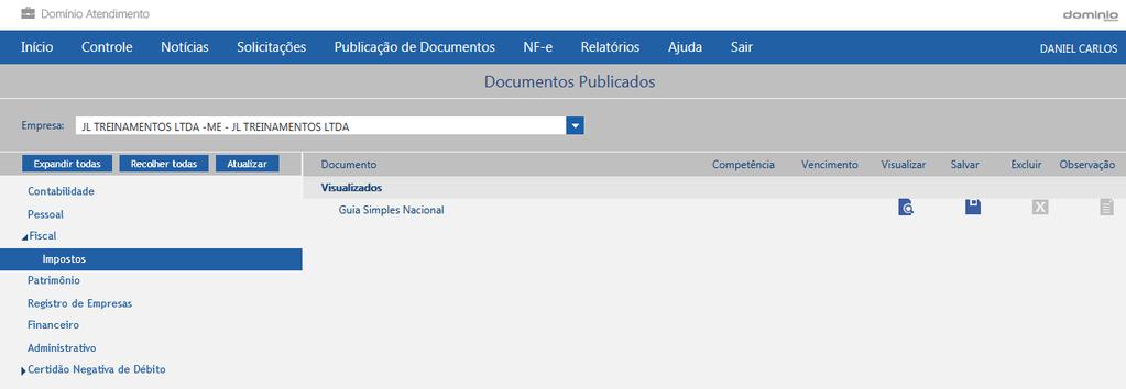 seta é que tem documentos