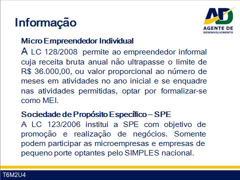 Guia do Facilitador Curso para de Agentes de Desenvolvimento 7 2 A significância da MPE no mundo Em seguida o facilitador abre a T07M2U4 e pergunta aos participantes: Qual a significância da MPE no