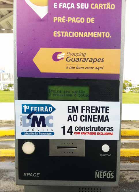 EQUIPAMENTO DE CARTÃO DE ESTACIONAMENTO