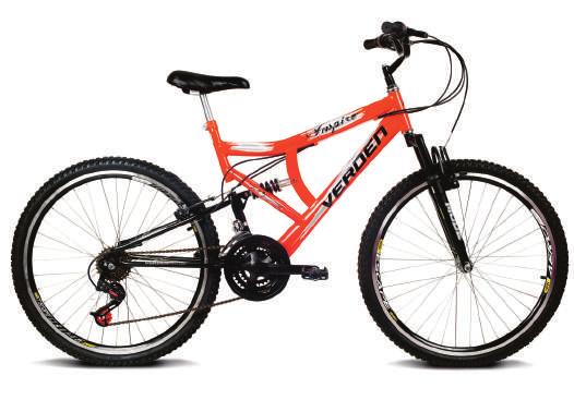 Inspire full suspension BIKE ADULTA 20 26 26 1. cód.10437 2. cód.10077 1. laranja/preto 2.