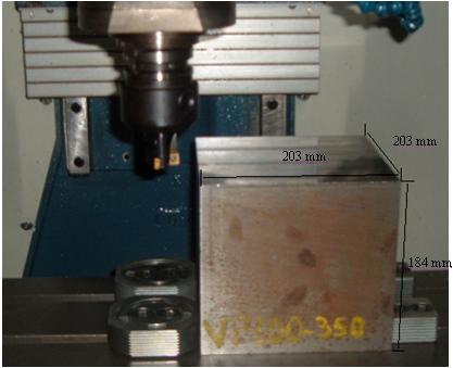 Mandril Porta Fresa Fresa 56 conforme ilustrado na Fig. 3.3. A composição química dos aços é apresentada na Tab. 3.1. Bloco de VP 100 Figura 3.