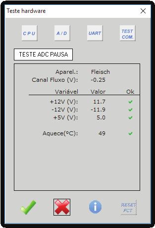 Manual do Software SIBELMED W20s 30 necessidade de soprar no transdutor, ou para desempenhar a verificação do funcionamento do software.