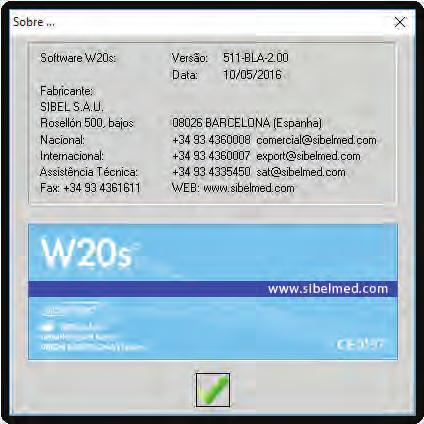 Manual do Software SIBELMED W20s 36 2.7.