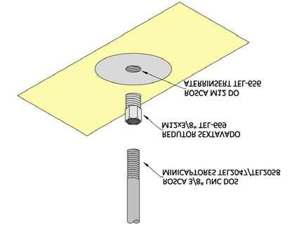 CONECTOR COM PINO M12 Tel 630 Conector estanhado para