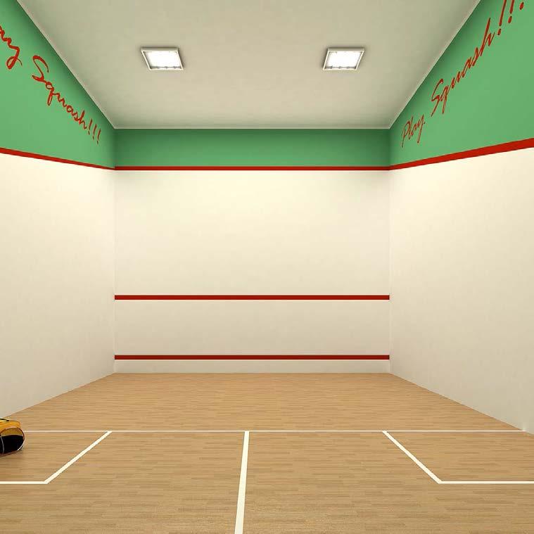 quadra de squash não há nada melhor para acabar com o stress do que uma partida dinâmica e divertida.