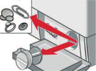 Não subir para cima da máquina de lavar roupa. Não se apoiar no óculo aberto. Não tocar no tambor se este ainda estiver a rodar.