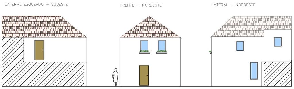 CLIMATIZAÇÃO DE UM EDIFÍCIO DE HABITAÇÃO UNIFAMILIAR A habitação tem três frentes, sendo que a parte de tardoz está enterrada. A fachada principal do edifício está orientada a Nordeste.