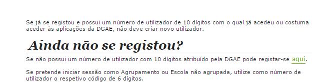 2 Instruções de utilização SIGRHE 2.1 Acesso à aplicação A aplicação encontra-se disponível no Portal da DGAE ou diretamente através do endereço: https://sigrhe.dgae.mec.pt/.