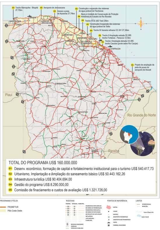 35 Mapa 04 Programa de Valorização da Infraestrutura do Turismo - Proinftur Fonte: https://cidades.ibge.gov.
