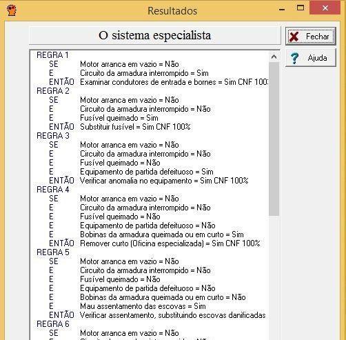 Figura 5 Resultado da consulta no Sinta 32 Fonte: Autor. A solução de problemas utilizando regras é uma boa opção, dado que se pode ser utilizado em diversas áreas.