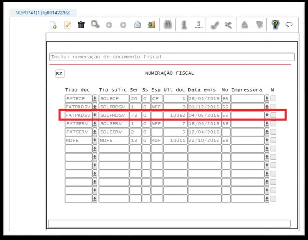 Título do documento Para notas de entrada, caso não utilize a mesma série da saída o modelo 55 deverá estar cadastrado no SUP1437.