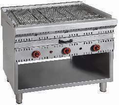 tipo de Carne ou Peixe, Evitando Fumos Nocivos à Saúde - Stainless Steel Construction - Along with Gas, it Cosumes only Water - Uniform Heat Throught Grille s Useful Space - For
