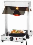 "Infrared Food Warmer with or Infrared Lamps" - ON/OFF Switch - Temperature 0 C to 85 C - Hot Plate with Individually Temp.
