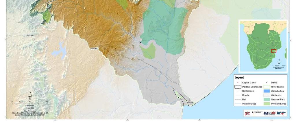 COOPERAÇÃO REGIONAL Bacias do Púngoè Moçambique e Zimbabwe